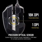 Corsair Scimitar RGB Elite Gaming Mouse, Black
