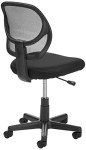 Adjustable Low-Back Office Desk Chair with Mesh