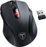 Wireless Ergonomic Mouse D-09 with 2400 DPI