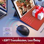 Wireless Ergonomic Mouse D-09 with 2400 DPI