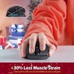 Wireless Ergonomic Mouse D-09 with 2400 DPI