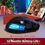 Wireless Ergonomic Mouse D-09 with 2400 DPI