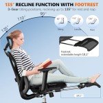Gabrylly Ergonomic Office Chair with Lumbar Support