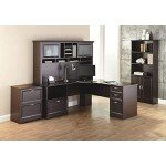 Realspace® Magellan 71"W L-Shaped Desk - Espresso