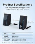 Dynamic RGB Bluetooth Computer Speakers with HiFi Sound