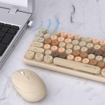 Colorful Wireless Keyboard and Mouse Combo Set