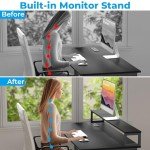 GreenForest Compact Desk with USB and Power Outlet