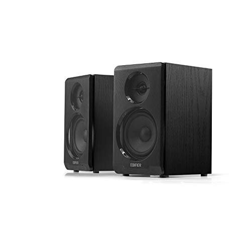 Edifier R33BT Active Bluetooth Bookshelf Speakers, Black