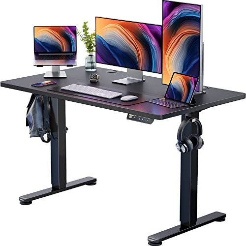 ErGear 48x24 Inch Electric Standing Desk - Black