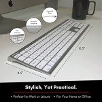 Macally Bluetooth Wireless Keyboard for Mac Devices