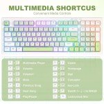 YUNZII D98 RGB Gaming Keyboard with Full Numpad