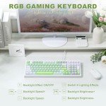 YUNZII D98 RGB Gaming Keyboard with Full Numpad
