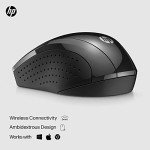 HP X3000 G3 Wireless Mouse - Black, 1600 DPI