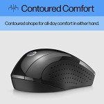 HP X3000 G3 Wireless Mouse - Black, 1600 DPI