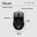 HP X3000 G3 Wireless Mouse - Black, 1600 DPI