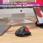 Nulea M501 Wireless Ergonomic Trackball Mouse