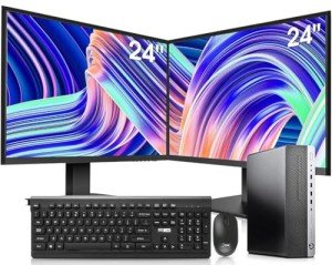 HP Elitedesk 800 G3 Intel i7 Desktop PC Bundle