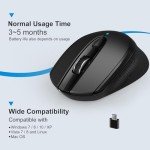 RaceGT Wireless USB-C Mouse with Adjustable DPI