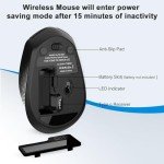RaceGT Wireless USB-C Mouse with Adjustable DPI