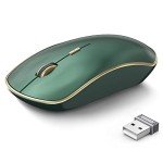 Silent Wireless Mouse with Adjustable DPI Levels