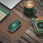 Silent Wireless Mouse with Adjustable DPI Levels