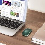 Silent Wireless Mouse with Adjustable DPI Levels