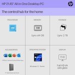 HP 22" All-in-One PC with 40GB RAM