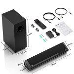 Saiyin 2.1 Soundbar with Subwoofer for TV