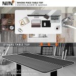 Height Adjustable Electric Standing Desk with Wheels
