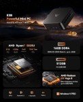 KAMRUI Mini PC with Ryzen 7, 16GB RAM