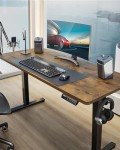 ErGear Adjustable Height Standing Desk - Vintage Brown