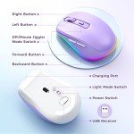 Rechargeable Wireless Mouse Jiggler with LED Light