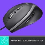 Logitech M500s Advanced Corded Mouse with Customization