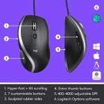 Logitech M500s Advanced Corded Mouse with Customization