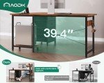 AODK 53" L-Shaped Gaming Desk with USB Outlets