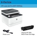 HP LaserJet Pro MFP 3101fdw White Printer