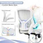 CYKOV Ergonomic High Back Office Chair with Armrests