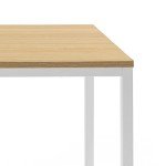 ZINUS Jennifer 55-Inch White Frame Computer Desk