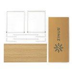 ZINUS Jennifer 55-Inch White Frame Computer Desk