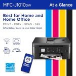 Brother MFC-J1010DW Wireless Color All-in-One Printer