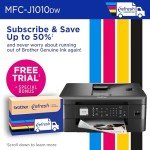 Brother MFC-J1010DW Wireless Color All-in-One Printer