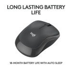 Logitech M240 Silent Bluetooth Wireless Mouse - Graphite