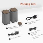 KEiiD Wireless Bluetooth Speakers with Touch Control