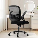 Ergonomic Mesh Swivel Office Desk Chair, Black