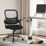Ergonomic Mesh Swivel Office Desk Chair, Black
