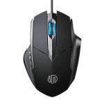 Censprin Silent Click Wired Optical Mouse