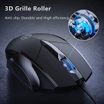 Censprin Silent Click Wired Optical Mouse