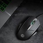 Censprin Silent Click Wired Optical Mouse