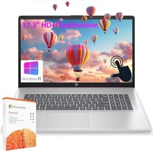HP 17.3" Touchscreen Laptop for Students & Business