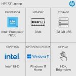 HP 17.3" Touchscreen Laptop for Students & Business